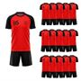 Picture of Lot of 15 Unisex Soccer Apparel (Jersey and Shorts) Custom Made for You in Any Ten Sizes with Numbers and Logo. Style 218