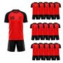 Picture of Lot of 15 Unisex Soccer Apparel (Jersey and Shorts) Custom Made for You in Any Ten Sizes with Numbers and Logo. Style 218