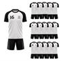 Picture of Lot of 15 Unisex Soccer Apparel (Jersey and Shorts) Custom Made for You in Any Ten Sizes with Numbers and Logo. Style 218