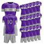 Picture of Lot of 20 Soccer Apparel (Jersey and Shorts) Custom Made for You with Numbers and Logo on Jersey. Style 109. Special