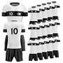 Picture of Lot of 20 Soccer Apparel (Jersey and Shorts) Custom Made for You with Numbers and Logo on Jersey. Style 109. Special