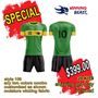 Picture of Lot of 20 Soccer Apparel (Jersey and Shorts) Custom Made for You with Numbers and Logo on Jersey. Style 109. Special