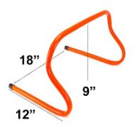 Picture of FSC 9 Inches Soccer Training Hurdles