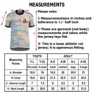 Picture of 2024-25 Cincinnati Soccer Jersey - Lightweight Fabric, Standard Size Moisture-Wicking Fan Shirt, Comfortable Fit, Home Colors