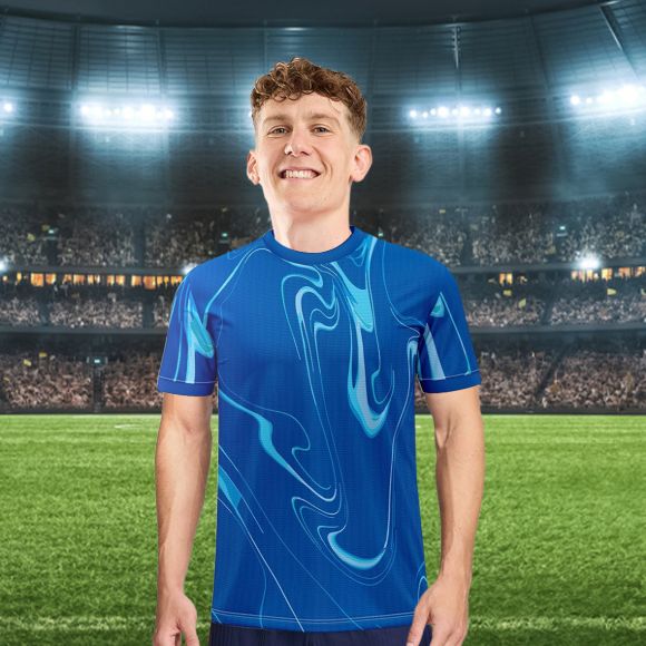 Picture of 2024/25 The Blues Soccer Jersey - Lightweight Fabric for Comfort, Unisex Fit & Smart Details - Home Colors