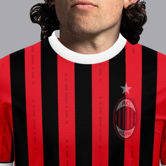 Picture of 2024-25 Milano Soccer Jersey with Play Fresh Fabric for Comfort, Long-Lasting Colors & Unisex Fit - Home Colors