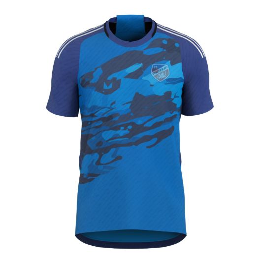 Picture of 2024-25 Cincinnati Soccer Jersey - Lightweight Fabric, Standard Size Moisture-Wicking Fan Shirt, Comfortable Fit, Home Colors
